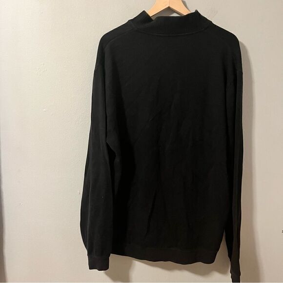 Cutter & Buck Black 1/4 Zip Long Sleeve Pullover Men’s Size XL - Picture 6 of 6
